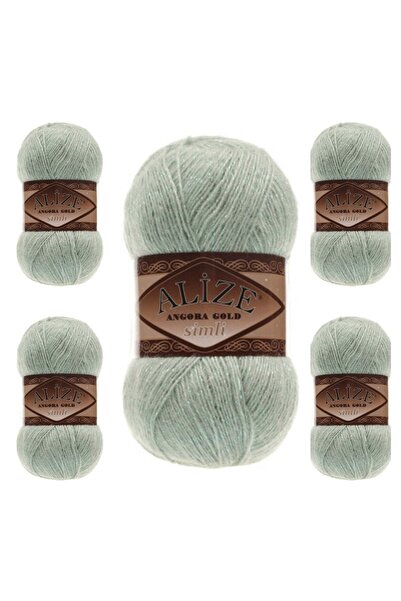 Alize Ayzen Home Angora Gold Lurex Pachet de 5