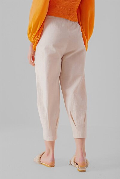 Lady Pixie Γυναικείο ελαστικό πλισέ παντελόνι μέσης