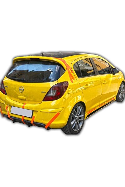 Genel Markalar Opel Corsa D 4 Kapı Spoiler Boyasız Fiber  Uyumlu