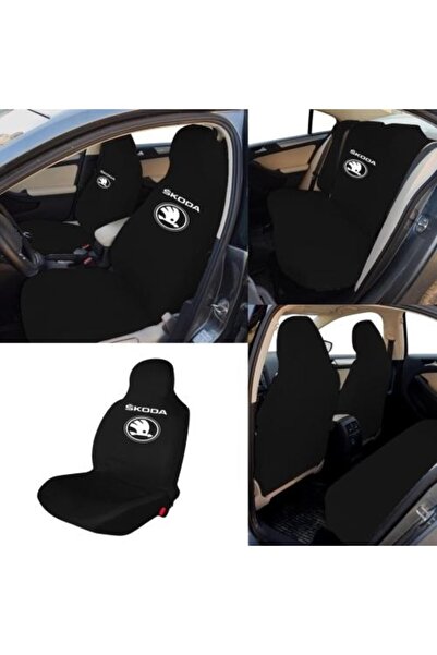 Skoda طقم أغطية خدمة السيارة مكون من 4 قطع من القطن الممشط من الليكرا فورمان