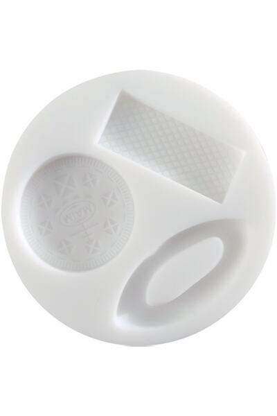 Cernit : Silicone Printing Mold : Cookies & Waffles