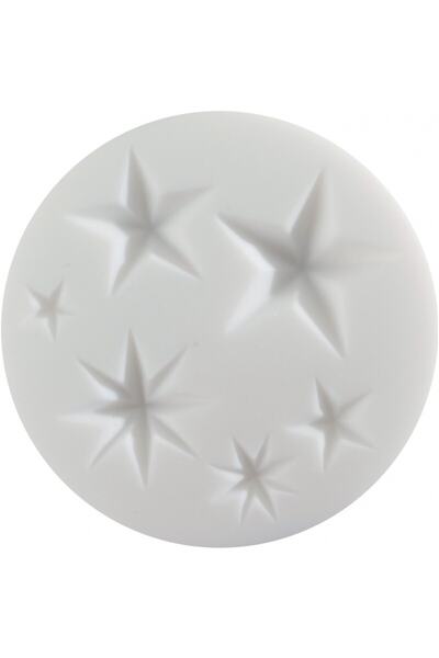 Cernit : Silicone Printing Mold: Stars