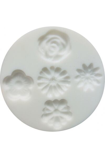 Cernit : Silicone Printing Mold : Flowers