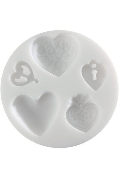 Cernit : Silicone Printing Pattern : Hearts