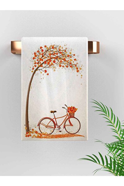 Erays Home Erayshome Рушник для рук з малюнком велосипеда