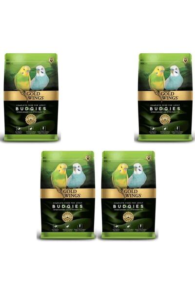 Gold Wings Premium Muhabbet Kuşu Yemi 1 Kg X 4 Adet