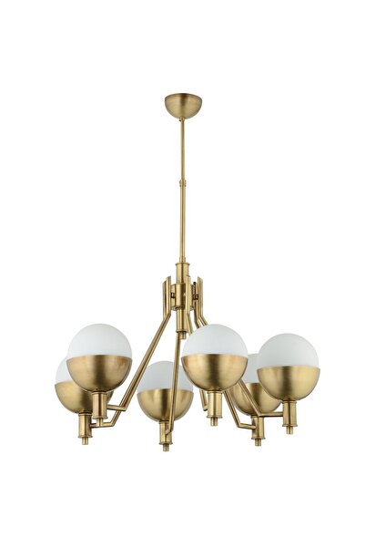 LampaLuce Bozzolo-2 Modern Sarkıt Avize 6'lı Sarı