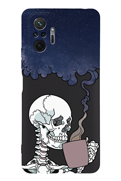 shoptocase حافظة هاتف متوافقة مع هاتف Xiaomi Redmi Note 10 Pro بتصميم جمجمة م...