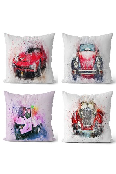 EVPANYA Antikvitetni obojeni automobil 11 Sa deznom Dvostrana strana Štampano...