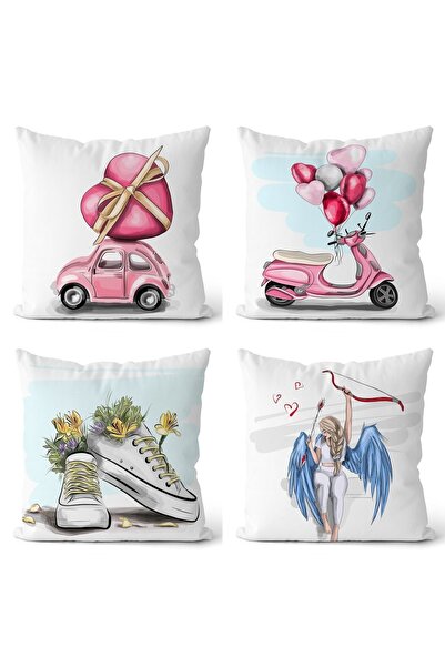 EVPANYA Young Dream Modern Sa deznom Dvostrana Štampano 4-dijelna Navlaka za ...