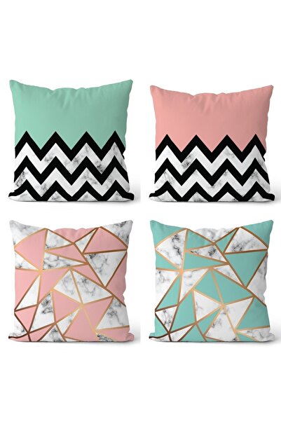 EVPANYA Двосторонній чохол для подушки з малюнком у вигляді смугастого мармур...