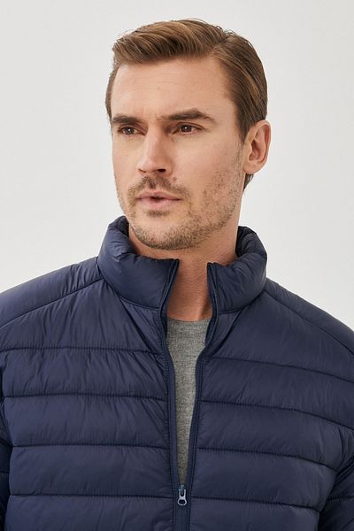 ALTINYILDIZ CLASSICS Ανδρικό παλτό τύπου Navy Blue Standard Fit Regular Cut Cold Proof Casual