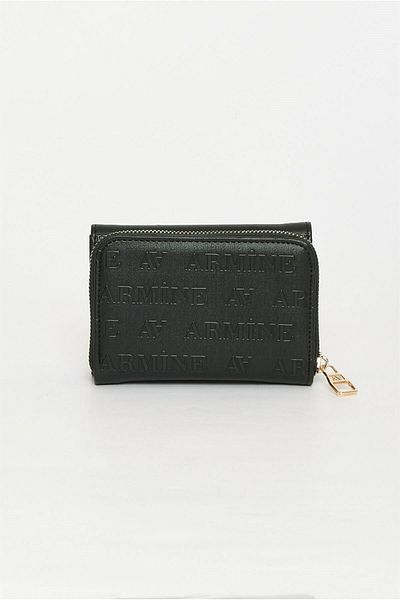 Armine Women's Wallet Black Laser Print - C11