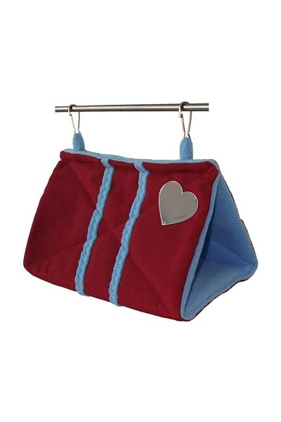 Akat Cosy Burgundy Blue Fanatic Budgie Sleeping Hammock