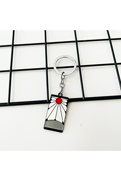 Hd Marketim شيطان القاتل رمز أنيمي سلسلة المفاتيح المعدنية