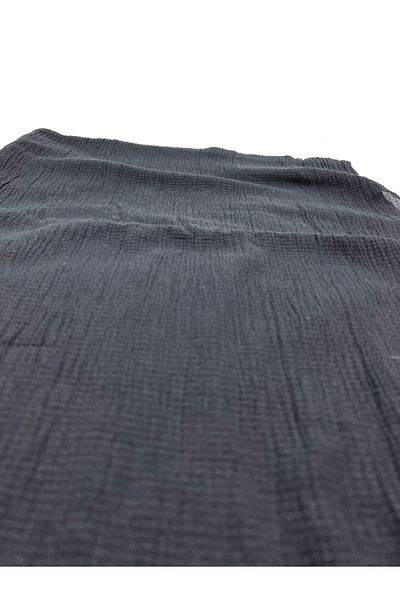 Naz Ipek Mio Jazz High Quality Overlocked Cotton Black Shawl 190x70