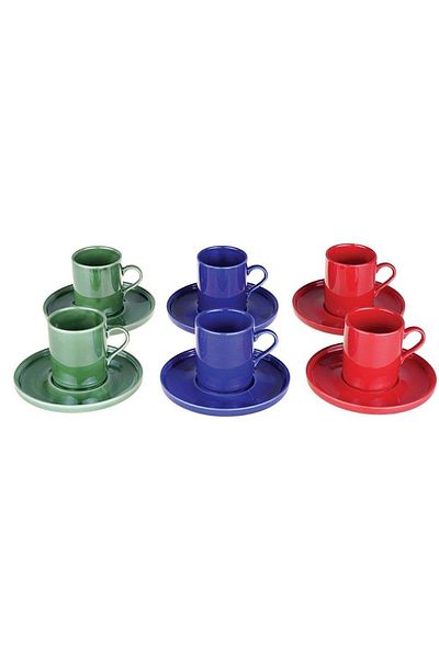 ASYA BAZAAR Bambum Boho Coffee Cup Set for 6 People - B4207