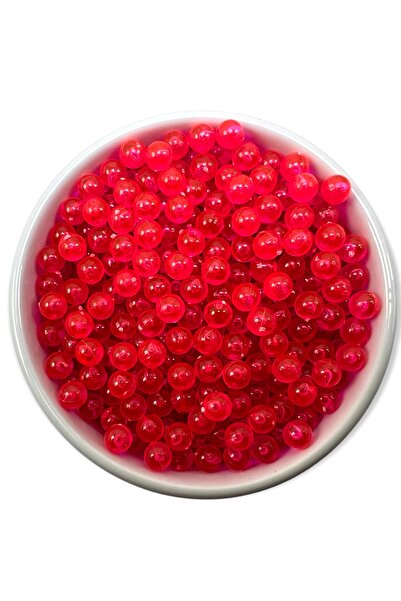 MİR 6 Mm Deliksiz Kabak Boncuğu Su Kabağı Boncuğu Çingene Pembe (1 Kg - 8760 ...