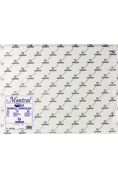 Canson Technical Painting Paper Water Color Montval 300 Gr 50 X 70 Cm (Pack of 25)