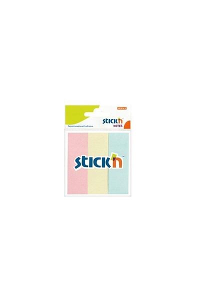 Gıpta Hopax Stick'n Adhesive Note Paper 76 X 25 mm 3 Colors 50 Sheets