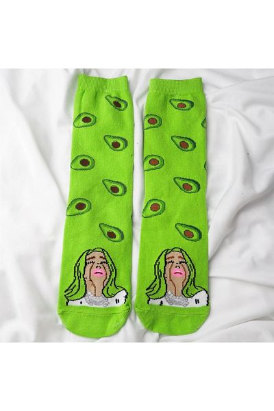 Planet Butik Avocado Socket Socks