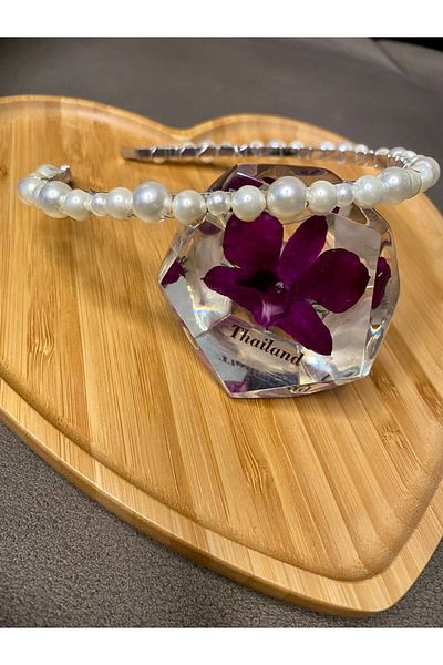 gelinmz Stylish Bridal Crown and Hair Accessory with Crystal Stones - Completely Handmade