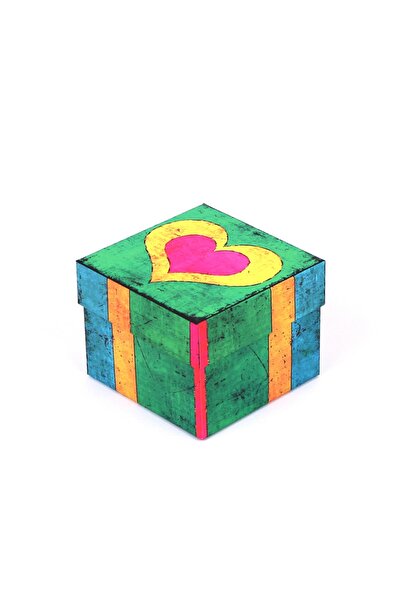 DECOBOX Sevgililer Günü Hediye Kutusu (10X10X8CM.)