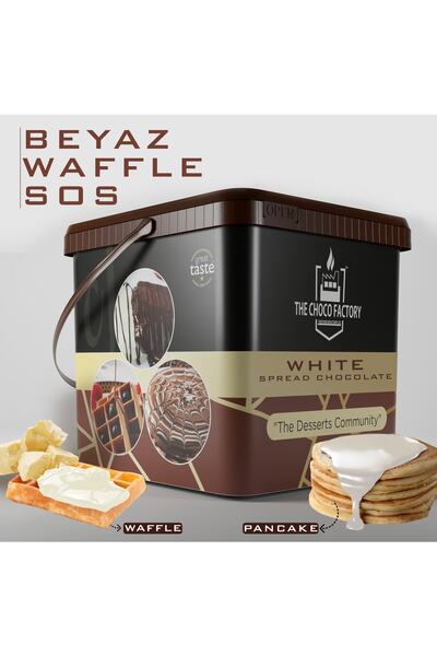 Chocoworld Beyaz Waffle Sos 10kg