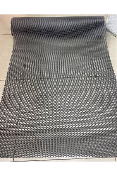 ÖZBALBAN Zmat Star-Matte Non-Slip Wet Floor Mat Width 90 Cm Thickness 5 Mm Gray