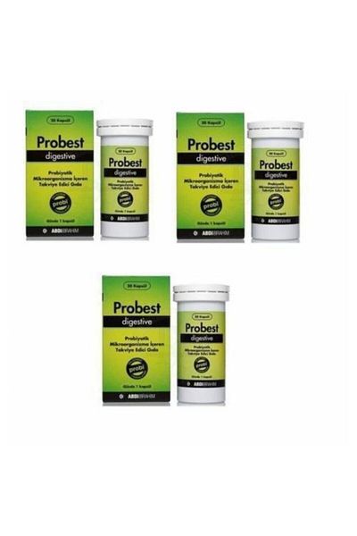 Probest 3 Pieces Digestive Probiotic - 20 Capsules