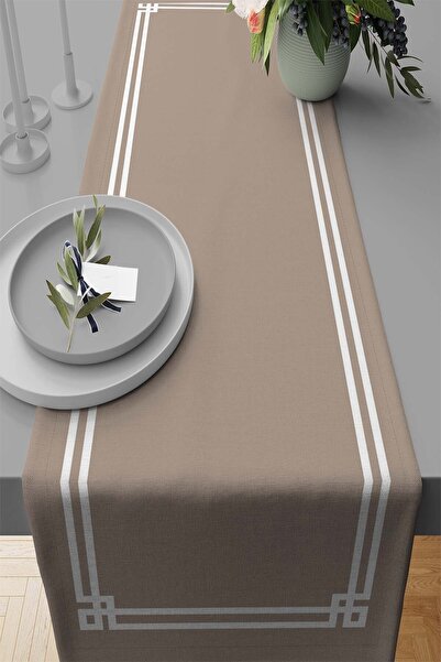 Viva Home Premium Thai Feather Fabric - Τραπεζομάντιλο γωνιακό τραπέζι 40x140...