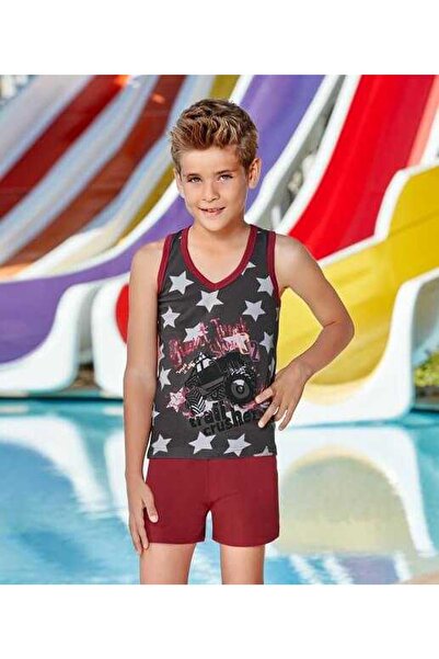 Berrak 5329 Yıldız Desenli Erkek Çocuk Şort Takım