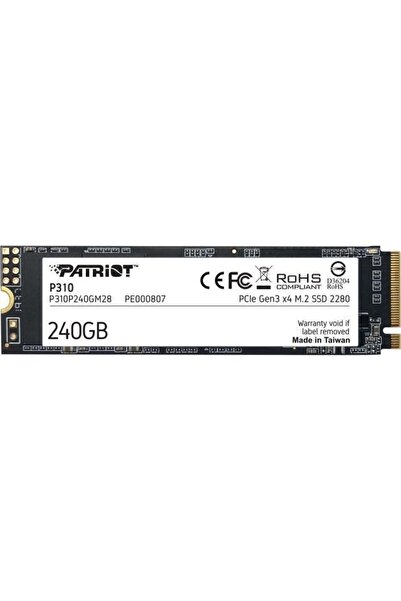 Patriot Unitate SSD P310p240gm28, 240 GB, P310 VPN100, M.2, 2280, PCIe 1700/1000