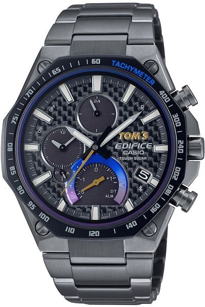 Casio EDIFICE Solar-Powered Chronograph Watch EQB-1100TMS-1ADR