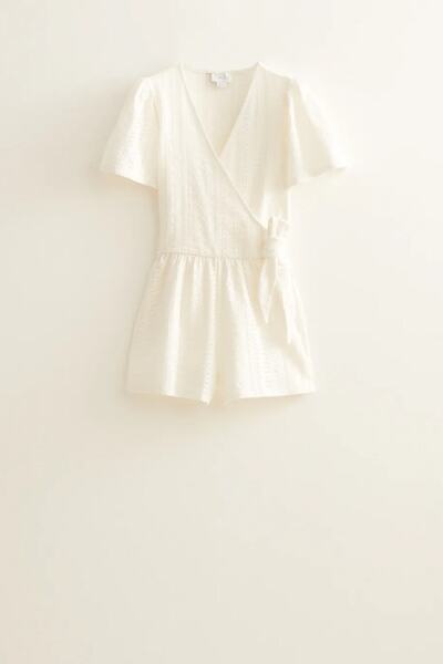 novon Cotton Club Jersey Ajour Playsuit/mini Ολόσωμη φόρμα