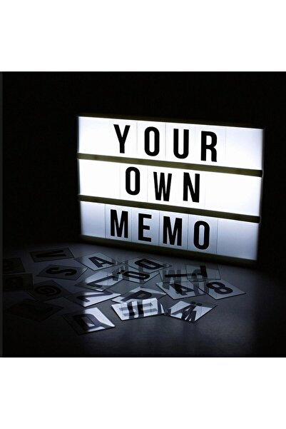 Genel Markalar Petrix A6 Işıklı Harfli Dekoratif Led Pano Lightbox 15x10x3 Cm Pda6 23735