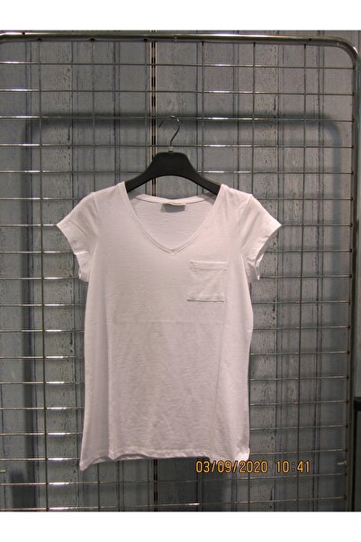 Fashion Friends 22y0147k1 Kadın T-shirt Beyaz