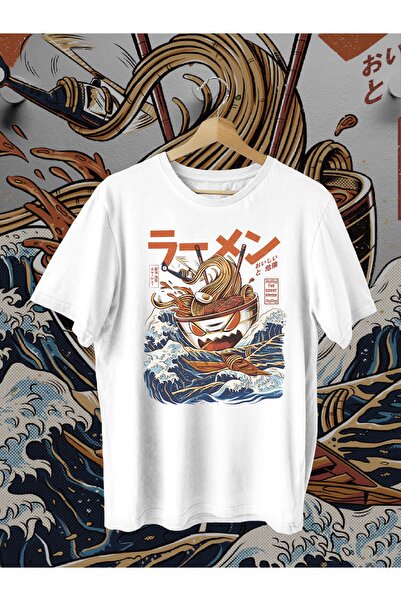 Debas Tricou supradimensionat cu imprimeu Angry Noodle pentru bărbați