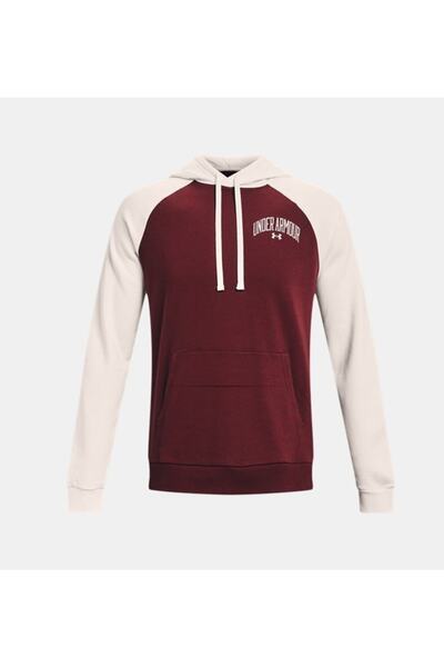 Under Armour Ανδρικό Ua Rival Fleece Wordmark Colorblock με κουκούλα Top 1373363-690