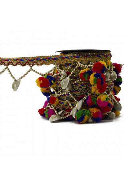 Turgut Brode Ethnic Ribbon Beaded Tassel