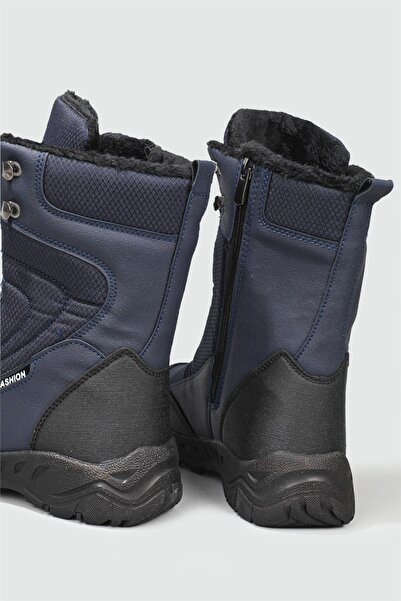 CARLA BELLA Kaymaz Taban Su Itici Lacivert Kadın Kar Botu 7610