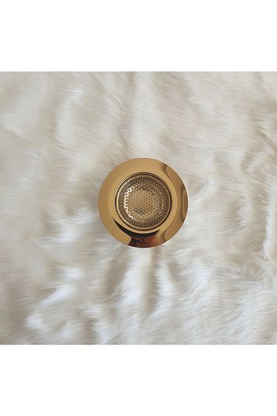 LOVYCO Gold Stainless Steel Sink Strainer Diameter: 9 Cm