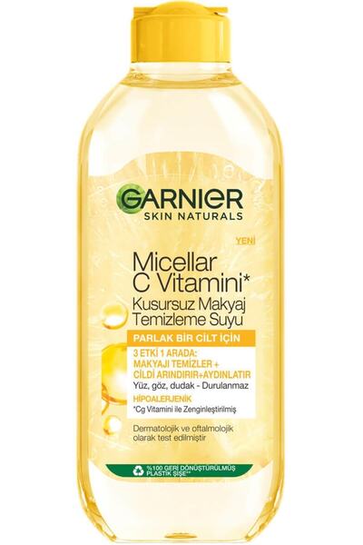 Garnier Micellar C Vitamini Kusursuz Makyaj Temizleme Suyu 400 Ml