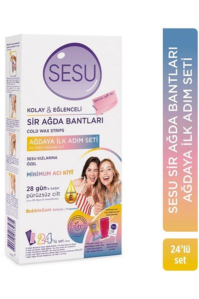 Sesu Sir Wax Tapes First Step to Wax Set 24 Pieces