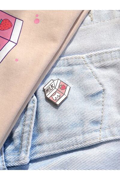 kagito “mılk” Tasarımlı Broş