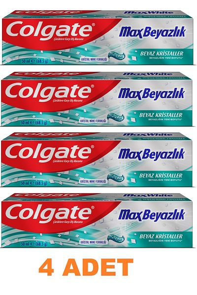 Colgate Max Whiteness Whitening and Caries Toothpaste 50 Ml X 4 Pieces