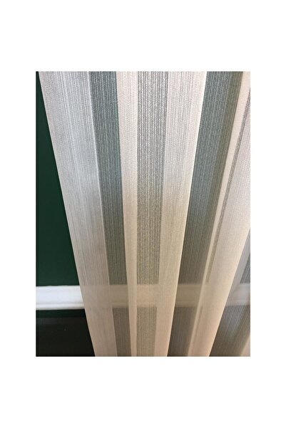 perhal perde ve halı Striped Sports 1-2 Sparse Pleated Tulle Curtain