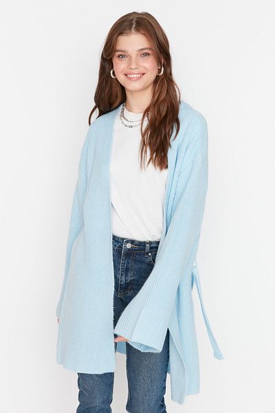 Trendyol Modest Cardigan - Blue - Regular fit
