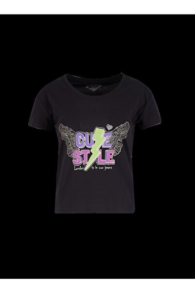 Lee Cooper Elisa Women's Crew Neck T-shirt Black