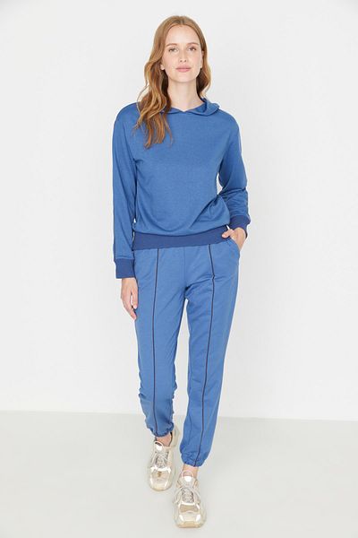 Trendyol Collection Trainingsanzug - Dunkelblau - Regular Fit